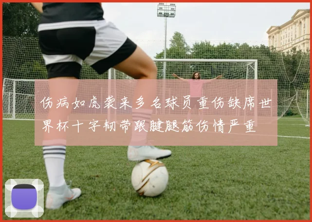 伤病如虎袭来多名球员重伤缺席世界杯十字韧带跟腱腿筋伤情严重